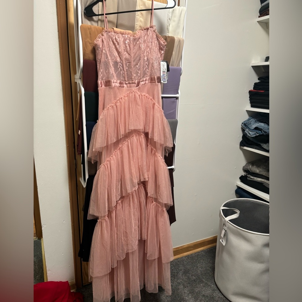 City studio evening, prom dress